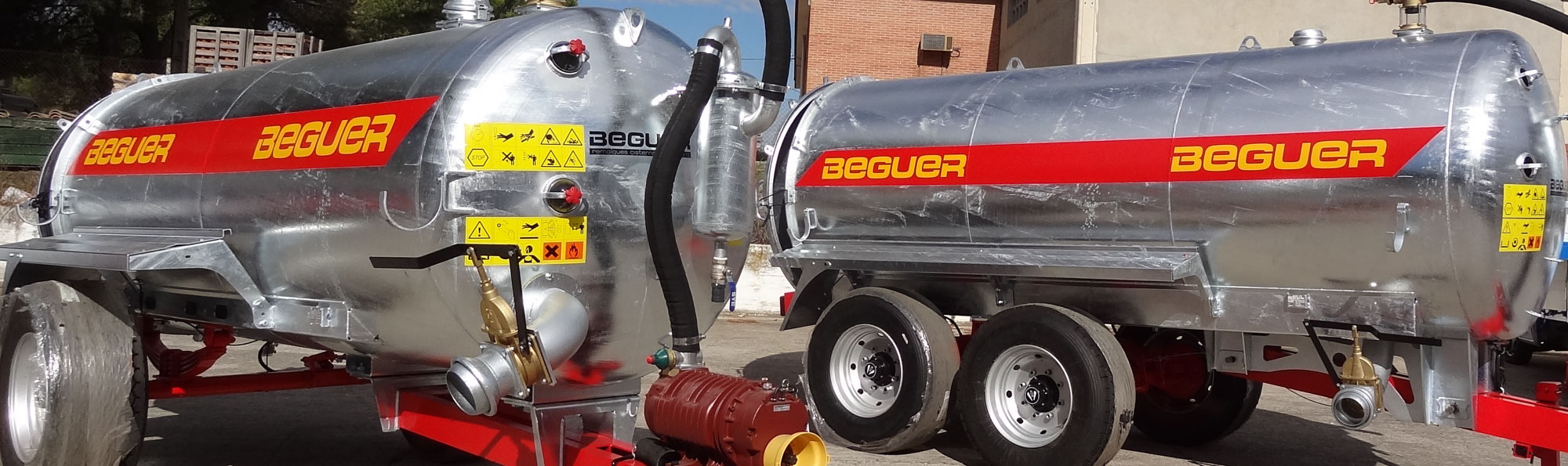 Carros purineros Beguer 8000 - 14000 l